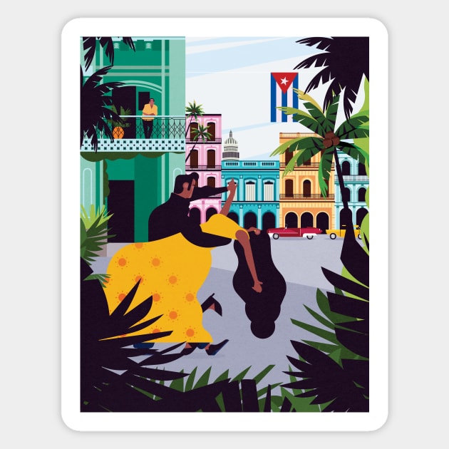 Havana ft. Salsa Dancers Sticker by jamesboast